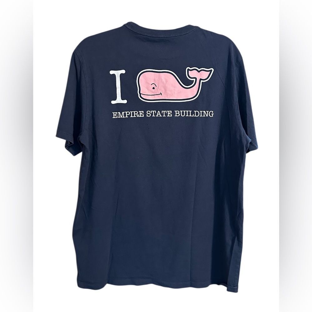 Vineyard Vines Whale Short-Sleeve Pocket Tee. Empire State Building Men’s Large